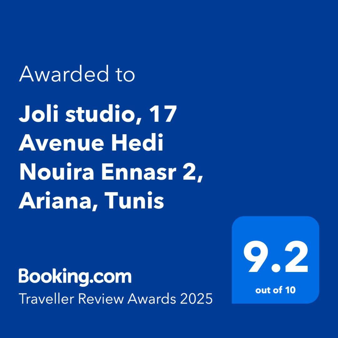Joli Studio, 17 Avenue Hedi Nouira Ennasr 2, Ariana, Tunis Exterior photo